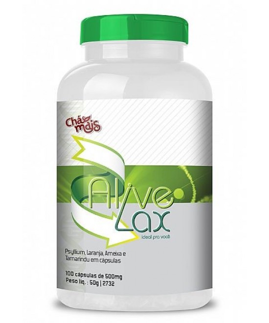 Ry-lax EP 『IT'S ALIVE』 Alive Lax 600mg 100 cápsulas - Chá mais - Naturateli