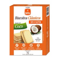 BISCOITO CLÁSSICOS COM COCO- BELFAR 84G