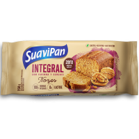 Bolo integral zero açúcar Nozes 250g - Suavipan  