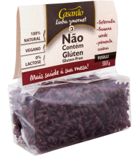 Massa de arroz gourmet - Casarão fusilli beterraba 300g