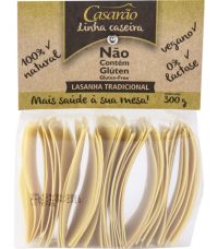 LASANHA TRADICIONAL SEM GLÚTEN 300G - CASARÃO