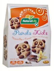 Biscoito Panda Kids Baunilha e Cacau Natural Life 100g
