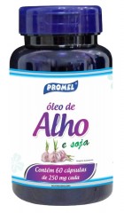 ÓLEO DE ALHO E SOJA 250MG 60 CÁPSULAS - PROMEL