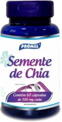 SEMENTE DE CHIA 500MG 60 CÁPSULAS - PROMEL 