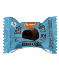 BOMBOM RECHEIO CREME EXTRA CACAU - Flormel